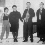 The Munich Jazz Ensemble, with artists Michael Lukas (far right) and Roberta Militello (far left).